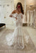 Fashion Mermaid Ivory Tulle Long Sleeves Sweetheart Layers Wedding Dress With Appliques Lace OW0151