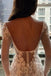 Mermaid Long Sleeves Square Neck Tulle Appliques Wedding Dress, Bridal Gown OW0150