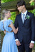 Fuchsia A line V Neck Ruffles Chiffon Prom Dresses, Long Dance Dresses OM0413