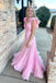 Fuchsia A line V Neck Ruffles Chiffon Prom Dresses, Long Dance Dresses OM0413