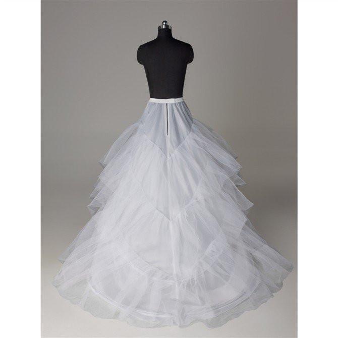 Tulle Wedding Petticoat Accessories White Floor Length PDP4