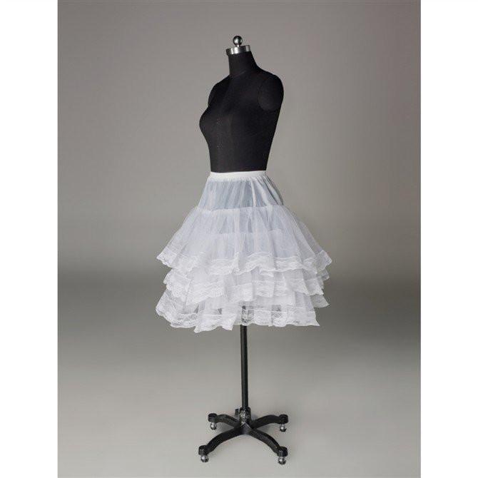 Fashion Short Wedding Dress Petticoat Accessories White PDP12