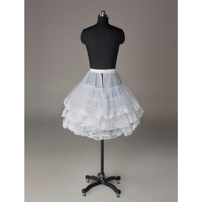 Fashion Short Wedding Dress Petticoat Accessories White PDP12
