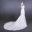 Mermaid Appliques Long Stunning Wedding Dress, Long Bridal Dresses PDQ19