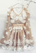 Unique Tulle Lace Short Prom Dress, Long Sleeves Homecoming Dress PDP29