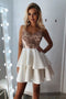 Spaghetti Straps Short Prom Dress A Line Homecoming Dress PDP37
