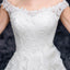 A Line Off the Shoulder Appliques Tulle Long Wedding Dress, Bridal Dresses PDQ26