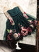 A Line Round Neck Long Sleeves Flower Short Homecoming Dresses With Flowers PPD66