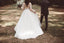 Charming V-neck Long Sleeve Top Lace Long Cheap Wedding Dresses PPD86