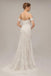 Charming Ivory Lace Mermaid Beach Wedding Dresses Sweetheart Boho Bridal Dresses PDN95