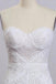 Charming Ivory Lace Mermaid Beach Wedding Dresses Sweetheart Boho Bridal Dresses PDN95