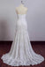 Charming Ivory Lace Mermaid Beach Wedding Dresses Sweetheart Boho Bridal Dresses PDN95