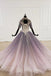 Sparkly ball gown ombre prom dresses with appliques quinceanera gown mg255