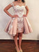 Lace Appliques Homecoming Dresses, Hi-Lo Short Prom Dress PPD51