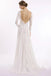 Elegant Lace Bridal Dress, Long Sleeves Backless Beach Wedding Dresses PDN91