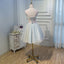 A Line Sweetheart Tulle Short Homecoming Dress With Flowers PDN45