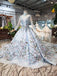 Stunning Light Blue Ball Gown Wedding Dresses, Quinceanera Dresses PDJ98