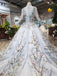 Stunning Light Blue Ball Gown Wedding Dresses, Quinceanera Dresses PDJ98