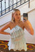 Elegant Halter Tulle Blue Prom Dress With Layers, Long Formal Evening Dresses OM0060