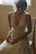 Elegant Deep V Neck  Ivory Lace Wedding Gowns Cheap Bridal Dresses PDP92