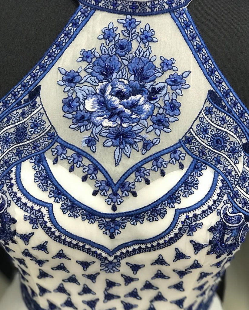 A Line Off White Halter Prom Dresses Cheap Long Formal Party Dress PDJ57