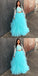 Full Sleeve Evening Dress, Two Piece Tulle Lace Top Prom Dress, Elegant Formal Dress PDE90