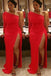 Sheath/Column One Shoulder Long Sleeves Ruched Spandex Split Plus Size Dresses PDF48
