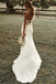 Charming A Line Ivory Spaghetti Straps Open Back Wedding Dresses, Bridal Gowns OW0020