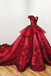 Charming Red Ball Appliques Gown Prom Dress With Beads, Quinceanera Dresses PDF37