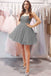 Cute Sweetheart Tulle Red Short Cocktail Dresses, Sparkly Ruffles Homecoming Dresses OMH0039