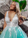 Stunning Lace Applique Ball Gown Long Ball Gowns Prom Dresses Quinceanera Dress PDN86