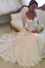 Gorgeous Ivory Lace Long Sleeves Bridal Dresses Wedding Dresses PDP82