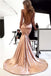 Mermaid Spaghetti Straps Sexy Prom Dresses. Cheap Formal Evening Dress PDJ27