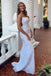 Shiny Mermaid White Sequins Prom Dresses, Hot Sale Glitter Formal Everning Dresses OM0162