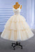 Ball Gown Straps Tulle Layers Corset Short Prom Dress, Homecoming Dresses OMH0300