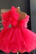 Ball Gown Hot Pink Tulle A Line Corset Homecoming Dresses With Lace Up OMH0297