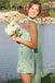 Sheath Sequin Appliques Lace StraplessSleeveless Short Homecoming Dress OMH0320