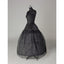Fashion Black Wedding Petticoat Accessories Black Floor Length Underskirt PDP1