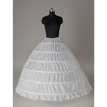 Fashion Ball Gown Wedding Petticoat Accessories White Floor Length PDP8