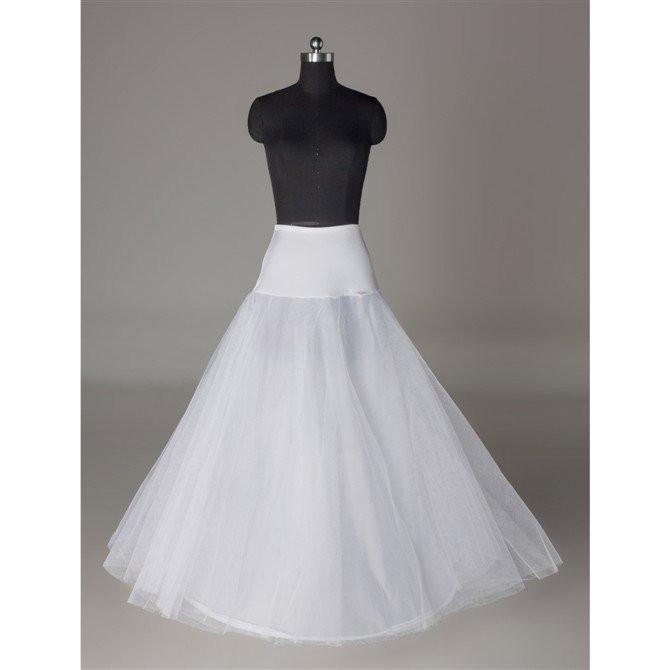 Fashion Tulle Wedding Petticoat Accessories White Floor Length PDP15