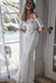 Two Piece Mermaid Off-the-Shoulder Lace Wedding Dress with Sleeves PDR22