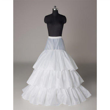 Fashion Wedding Petticoat Accessories Layers White Floor Length PDP14