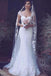 Sheath Tulle Brush Train Sweetheart Wedding Dresses With Appliques PDH81
