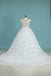 Tulle Sweetheart Neck Ball Gown Wedding Dresses With Lace Appliques PDE74