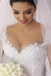 A Line Cap Sleeves Wedding Dresses Tulle With Applique And Beads Court Train PDE67