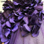 Purple Long A-line Split Cheap Prom Dresses With Flowers PDH56