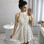 A-Line Lace Short Homecoming Dress, Sweet 16 Dresses PPD17