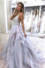 Spaghetti Strap V Neck Wedding Dresses,Cheap Elegant Prom Dress PDI85