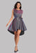 A Line High Low Prom Dresses, Short Party Dress, Homecoming Dress XU90819