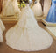 Vintage Ball Gown Sweetheart Lace Appliques Tiered Wedding Dresses, Wedding Gowns WD30